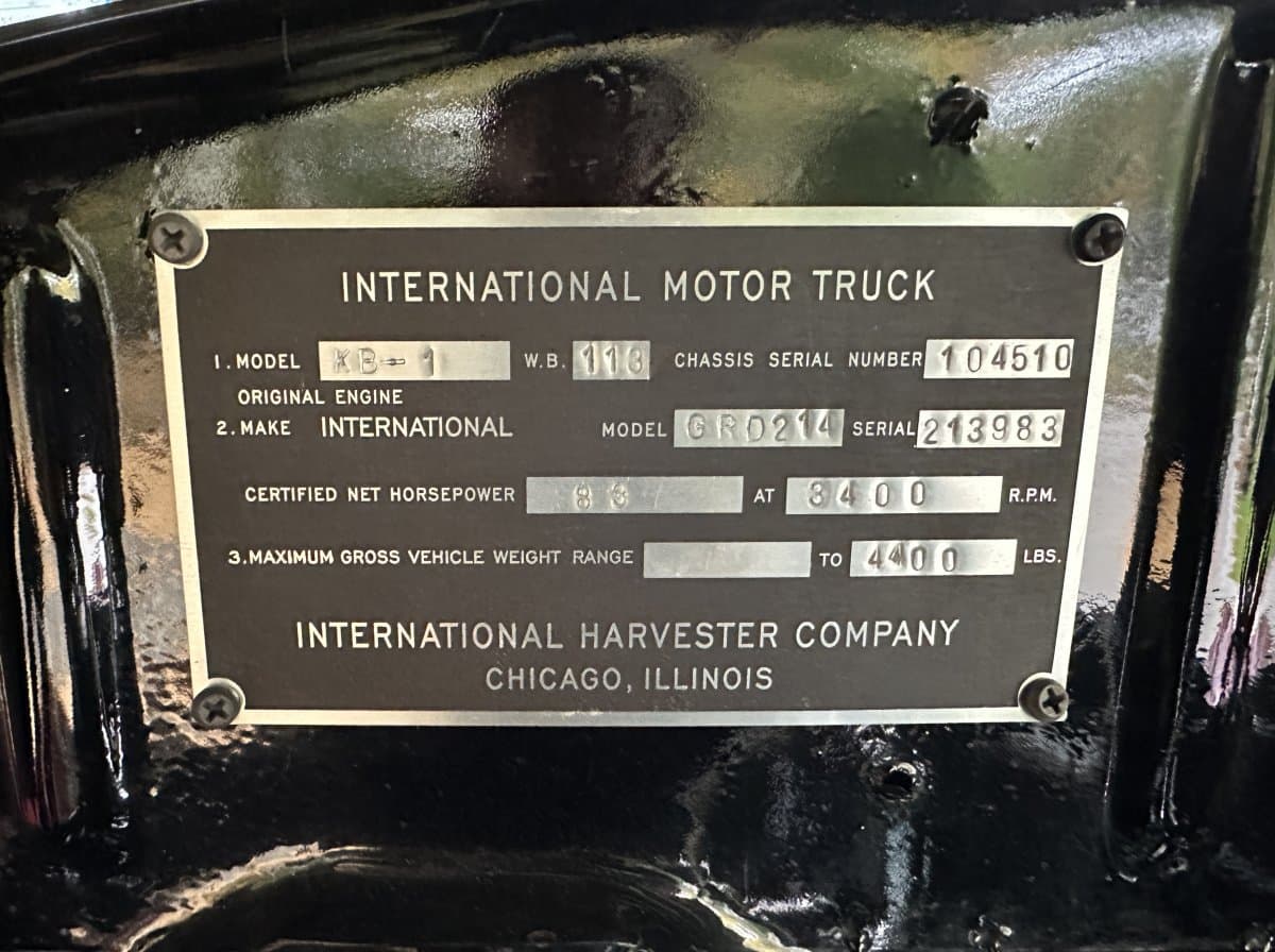 1949 International KB1 Harvester Pickup thumbnail 22