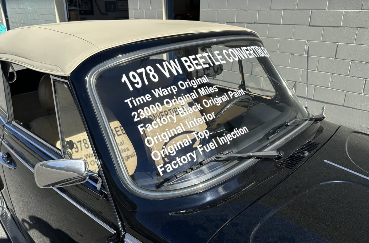 1978 Volkswagen Super Beetle Convertible thumbnail 9