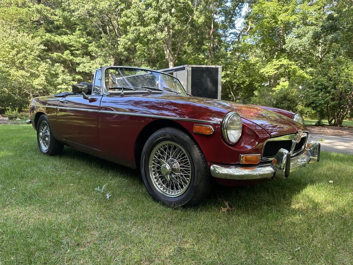 1973 MG MGB Chrome Bumper Roadster thumbnail 3