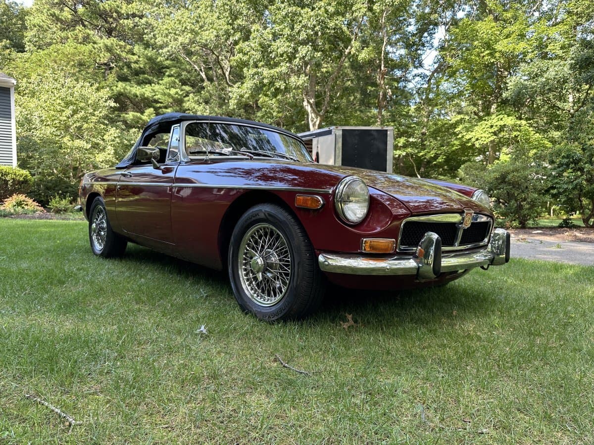1973 MG MGB Chrome Bumper Roadster thumbnail 5