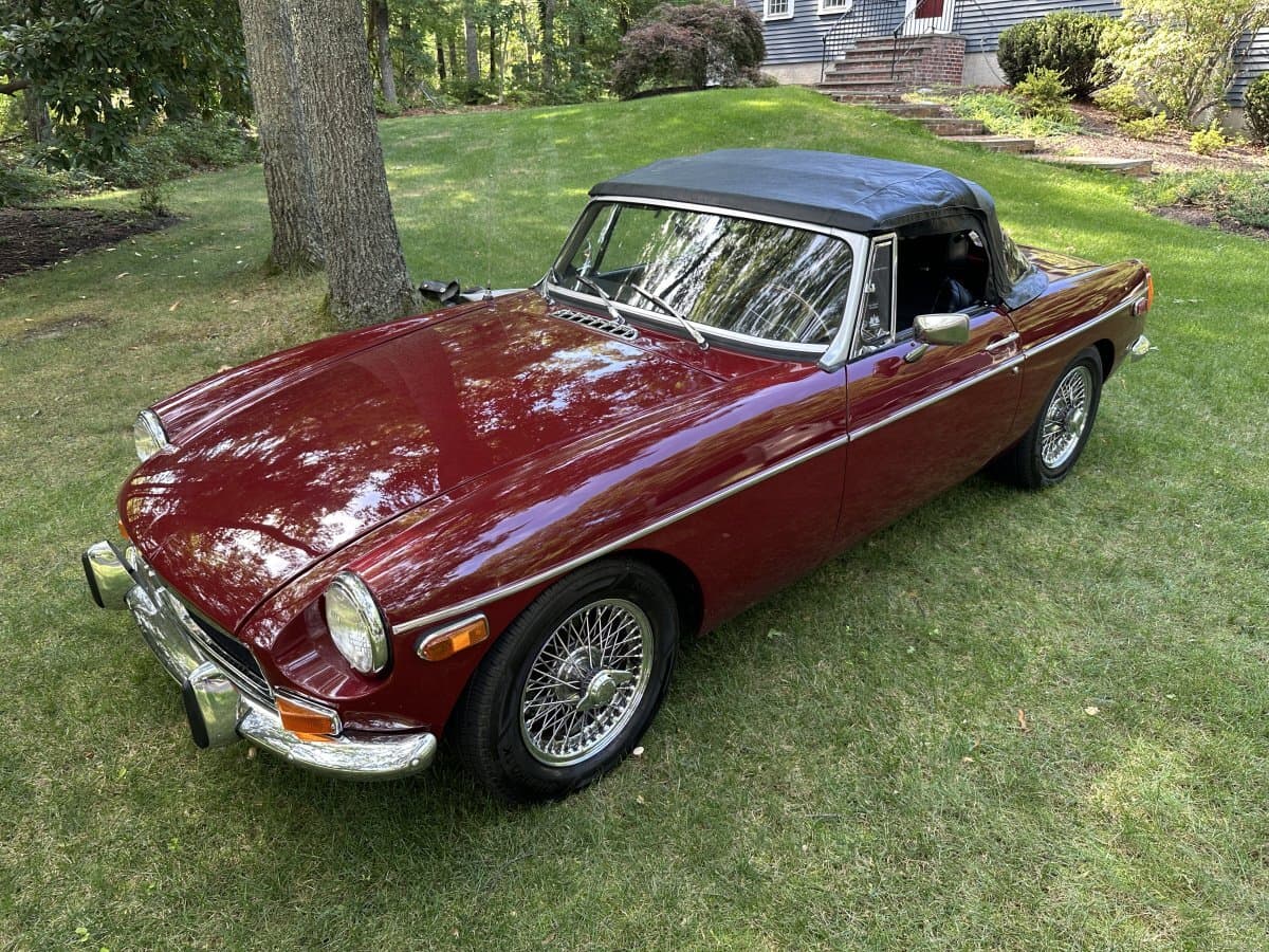 1973 MG MGB Chrome Bumper Roadster thumbnail 7