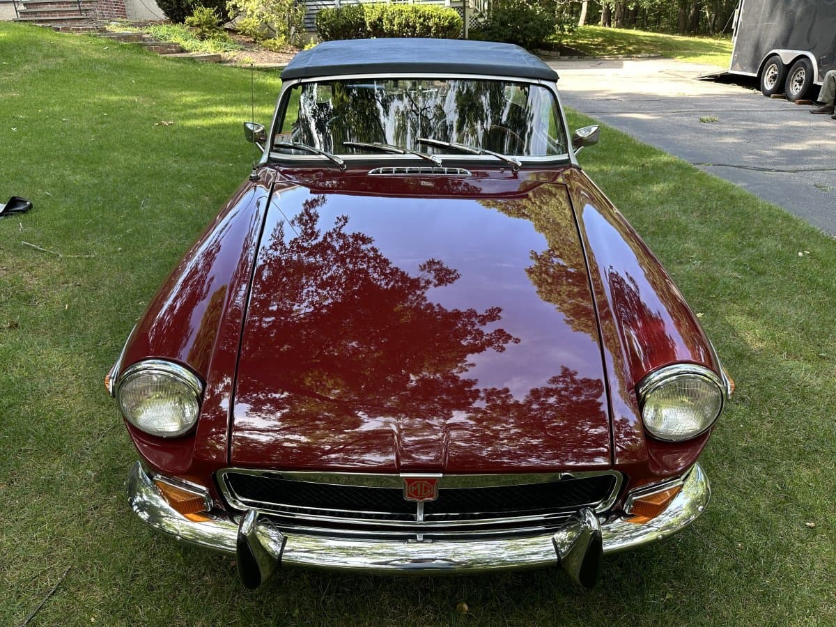 1973 MG MGB Chrome Bumper Roadster thumbnail 8