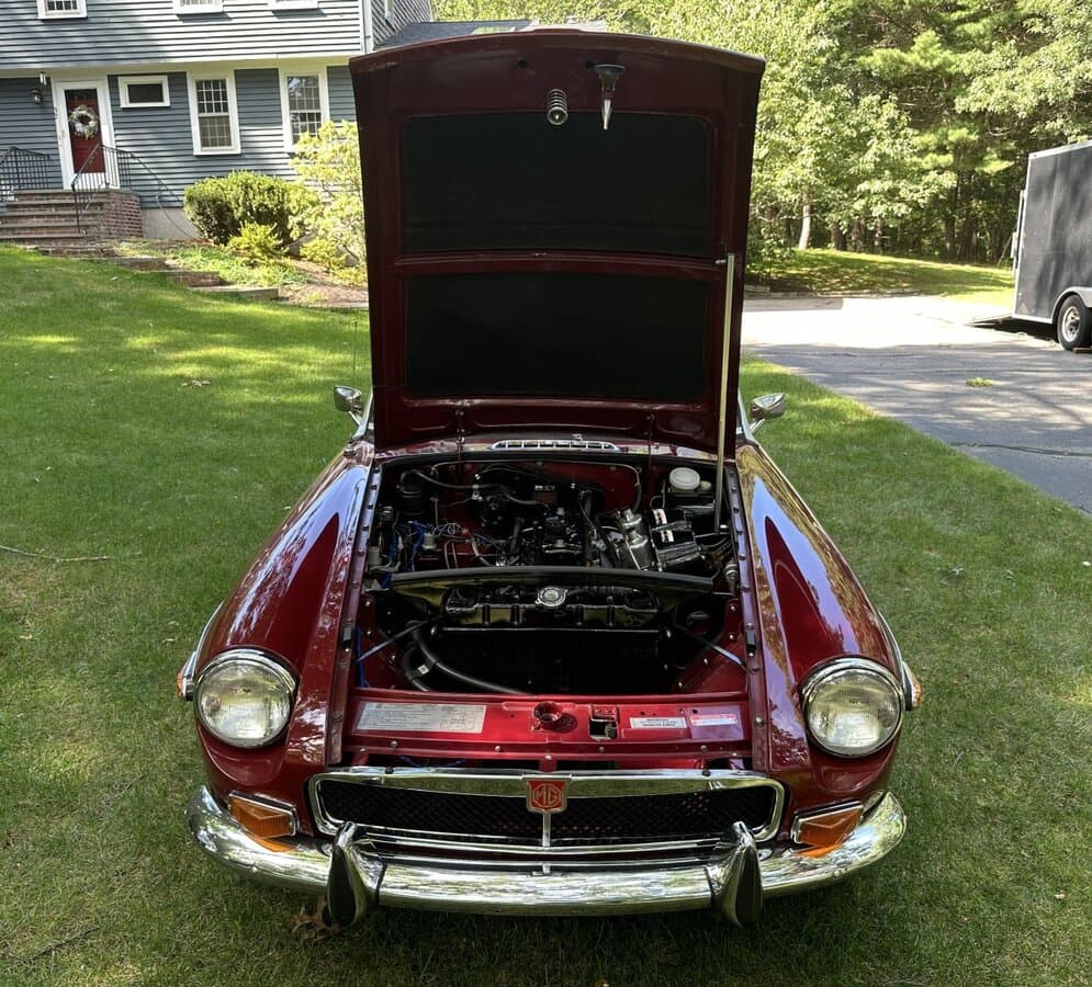 1973 MG MGB Chrome Bumper Roadster thumbnail 14