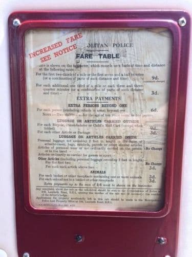 1947 Wolseley Oxford London Taxi thumbnail 12
