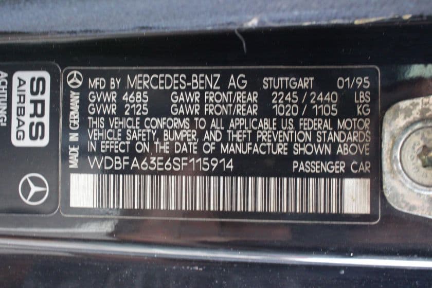 1995 Mercedes Benz SL320 Roadster thumbnail 10