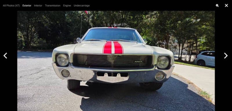 1969 AMC AMX thumbnail 5