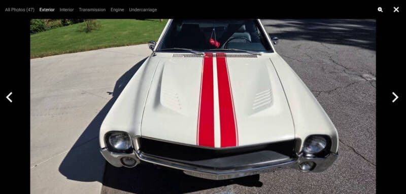 1969 AMC AMX thumbnail 6