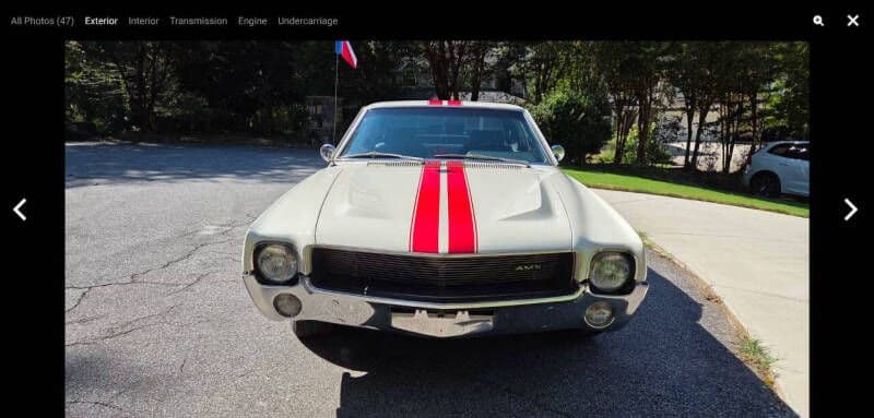 1969 AMC AMX thumbnail 24