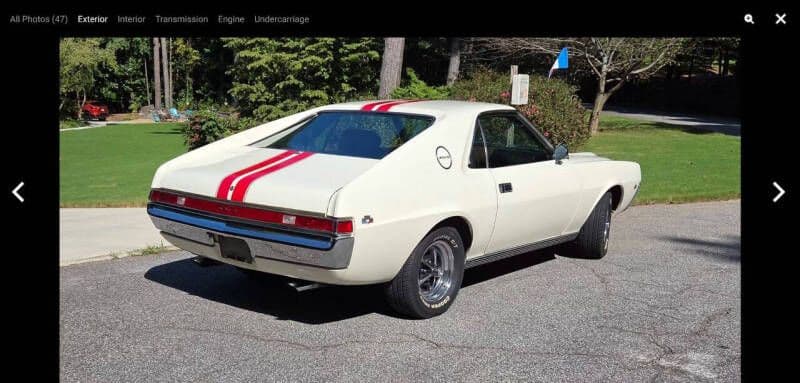 1969 AMC AMX thumbnail 7