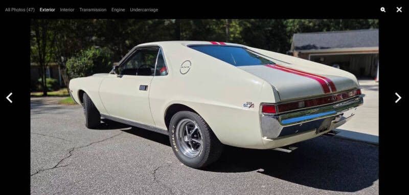 1969 AMC AMX thumbnail 4