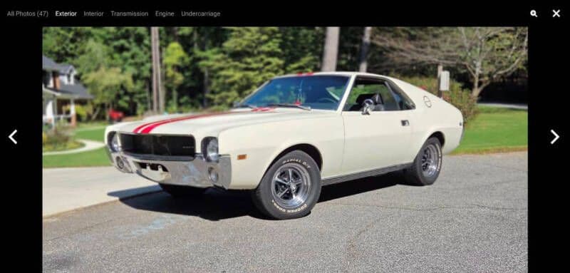 1969 AMC AMX thumbnail 9