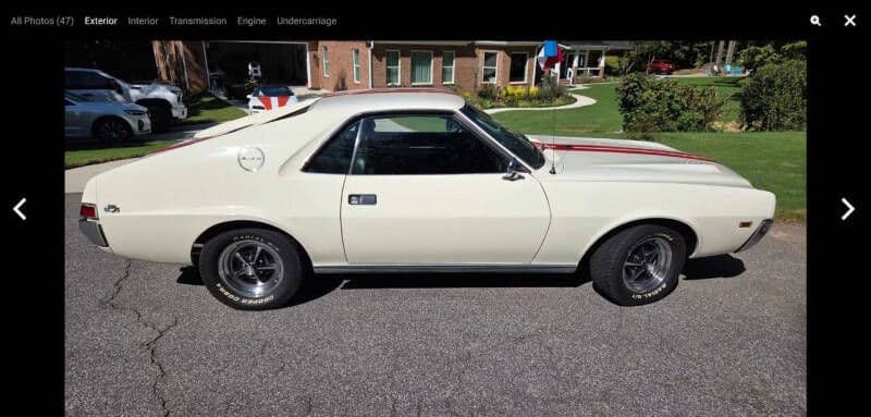 1969 AMC AMX thumbnail 3
