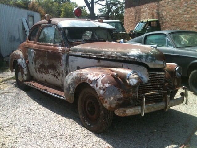 1940 Chevrolet Master Deluxe Police Car — photo 1