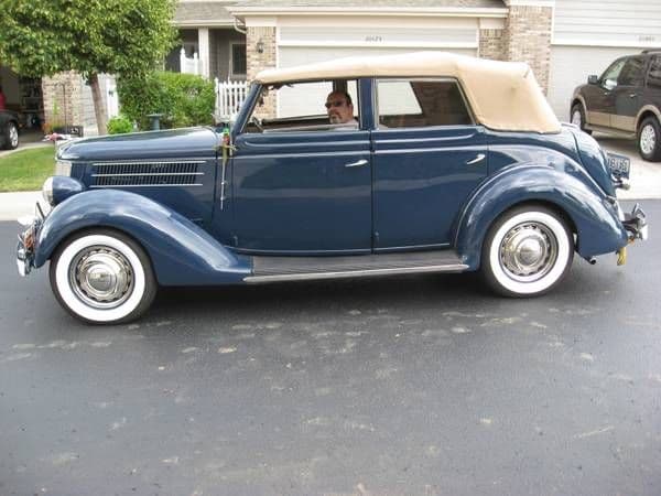 1936 Ford 4 Door Convertible thumbnail 3