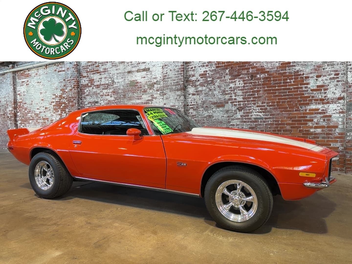 1970 Chevrolet Camaro RS Z28 Clone