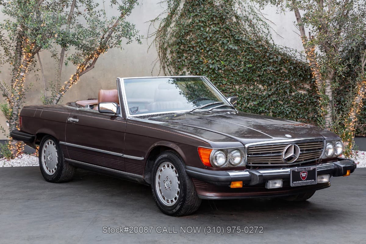 1986 Mercedes 560SL with 2 tops — photo 1
